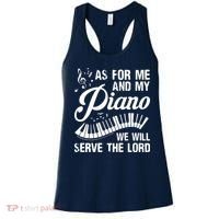 As For Me And My Piano We Will Serve The Lord Pianist Women's Tank Top thumb 0