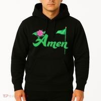 Amen Floral Master Golfer Golf Love Golf Flower Azaleas Hoodie thumb 2