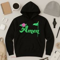 Amen Floral Master Golfer Golf Love Golf Flower Azaleas Hoodie thumb 3