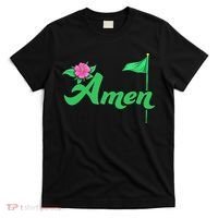 Amen Floral Master Golfer Golf Love Golf Flower Azaleas T-Shirt thumb 0