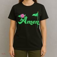 Amen Floral Master Golfer Golf Love Golf Flower Azaleas T-Shirt thumb 4