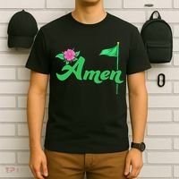Amen Floral Master Golfer Golf Love Golf Flower Azaleas T-Shirt thumb 6