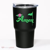Amen Floral Master Golfer Golf Love Golf Flower Azaleas Tumbler thumb 0