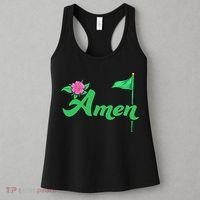 Amen Floral Master Golfer Golf Love Golf Flower Azaleas Women's Tank Top thumb 3