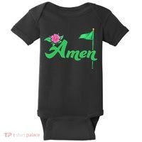 Amen Floral Master Golfer Golf Love Golf Flower Azaleas Baby Bodysuit thumb 0