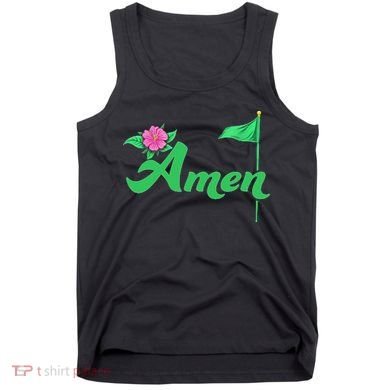 Amen Floral Master Golfer Golf Love Golf Flower Azaleas Tank Top