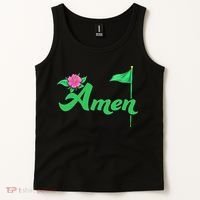 Amen Floral Master Golfer Golf Love Golf Flower Azaleas Tank Top thumb 2