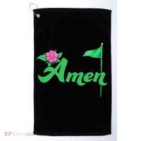 Amen Floral Master Golfer Golf Love Golf Flower Azaleas Golf Towel thumb 0