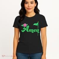 Amen Floral Master Golfer Golf Love Golf Flower Azaleas Women's T-Shirt thumb 4