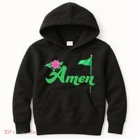 Amen Floral Master Golfer Golf Love Golf Flower Azaleas Kids Hoodie thumb 0