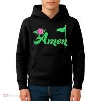 Amen Floral Master Golfer Golf Love Golf Flower Azaleas Kids Hoodie thumb 4