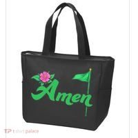 Amen Floral Master Golfer Golf Love Golf Flower Azaleas Tote Bag thumb 3