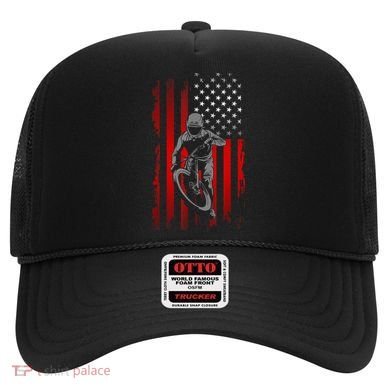 American Flag MTB Mountain Bike Hat