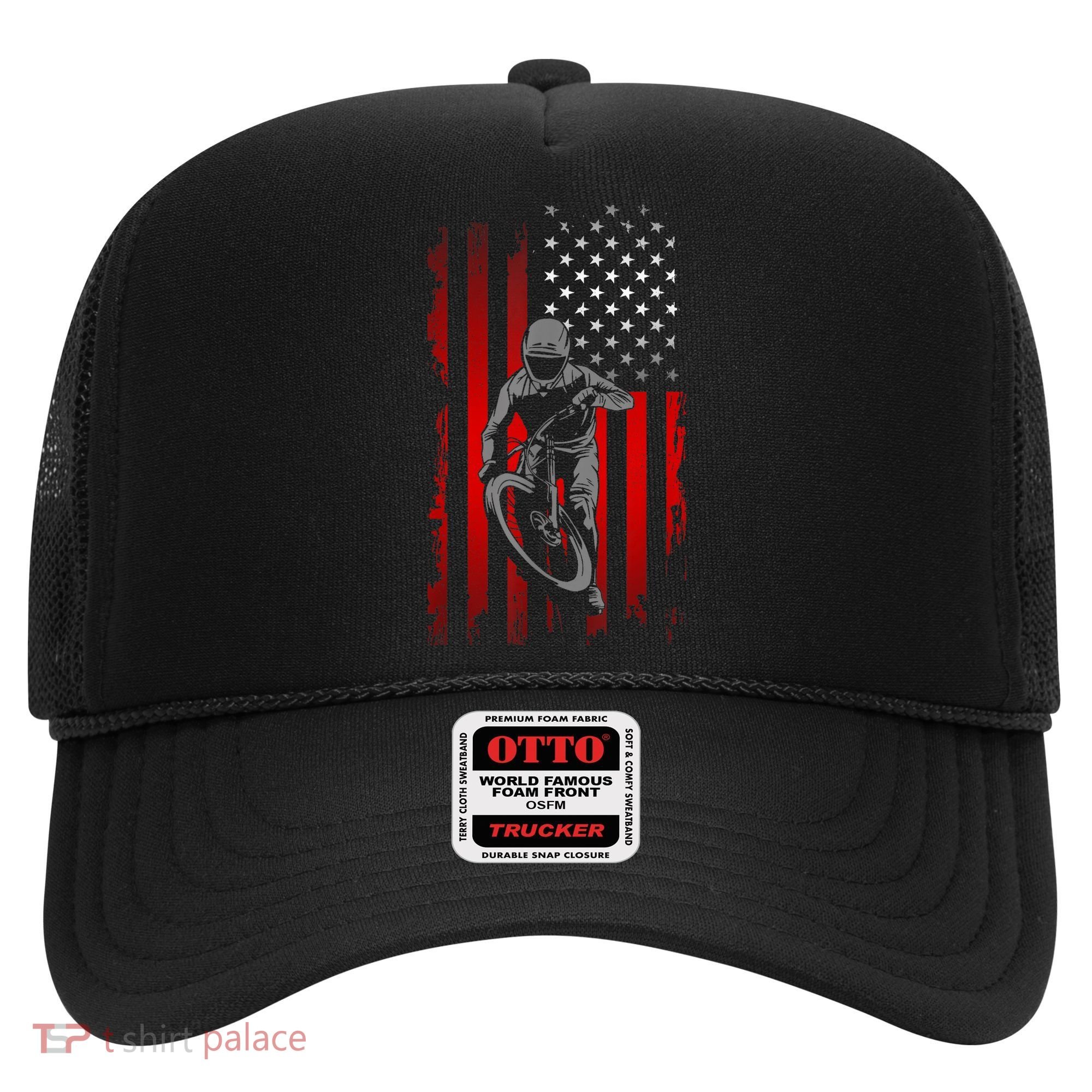 American Flag MTB Mountain Bike Hat