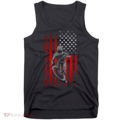 American Flag MTB Mountain Bike Tank Top
