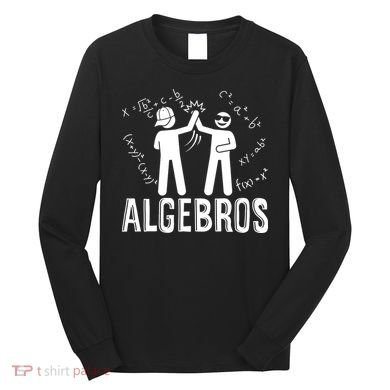 Algebros Funny Math Meme Algebra Long Sleeve Shirt