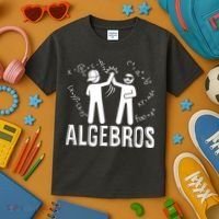 Algebros Funny Math Meme Algebra Kids T-Shirt thumb 3