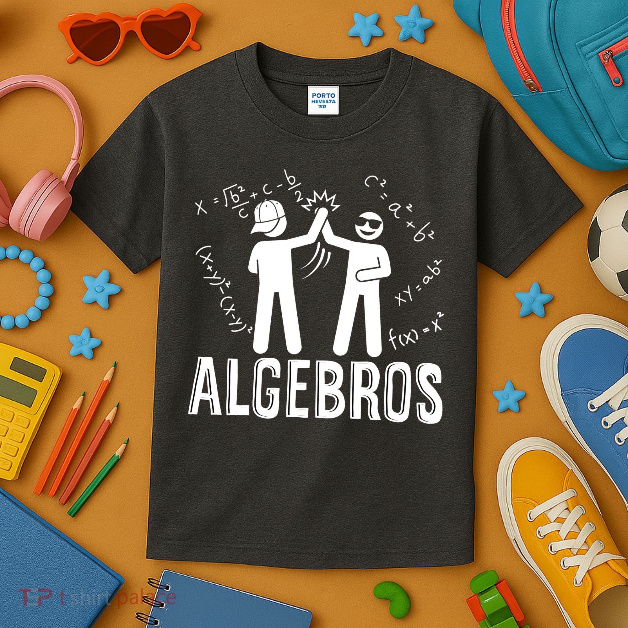 Algebros Funny Math Meme Algebra Kids T-Shirt