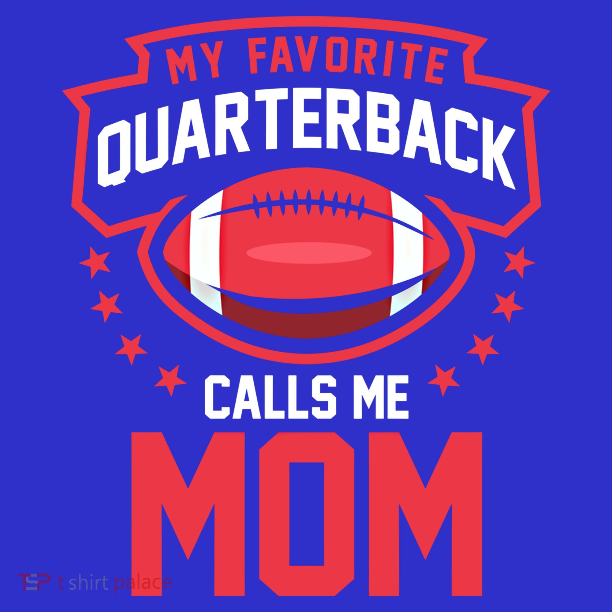 American Football My Favorite Quarterback Calls Me Mom Meaningful Gift Women's Tank Top