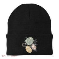 Abstract Floral Modern Botanical Beanie thumb 0