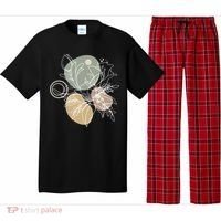 Abstract Floral Modern Botanical Pajama Set thumb 0
