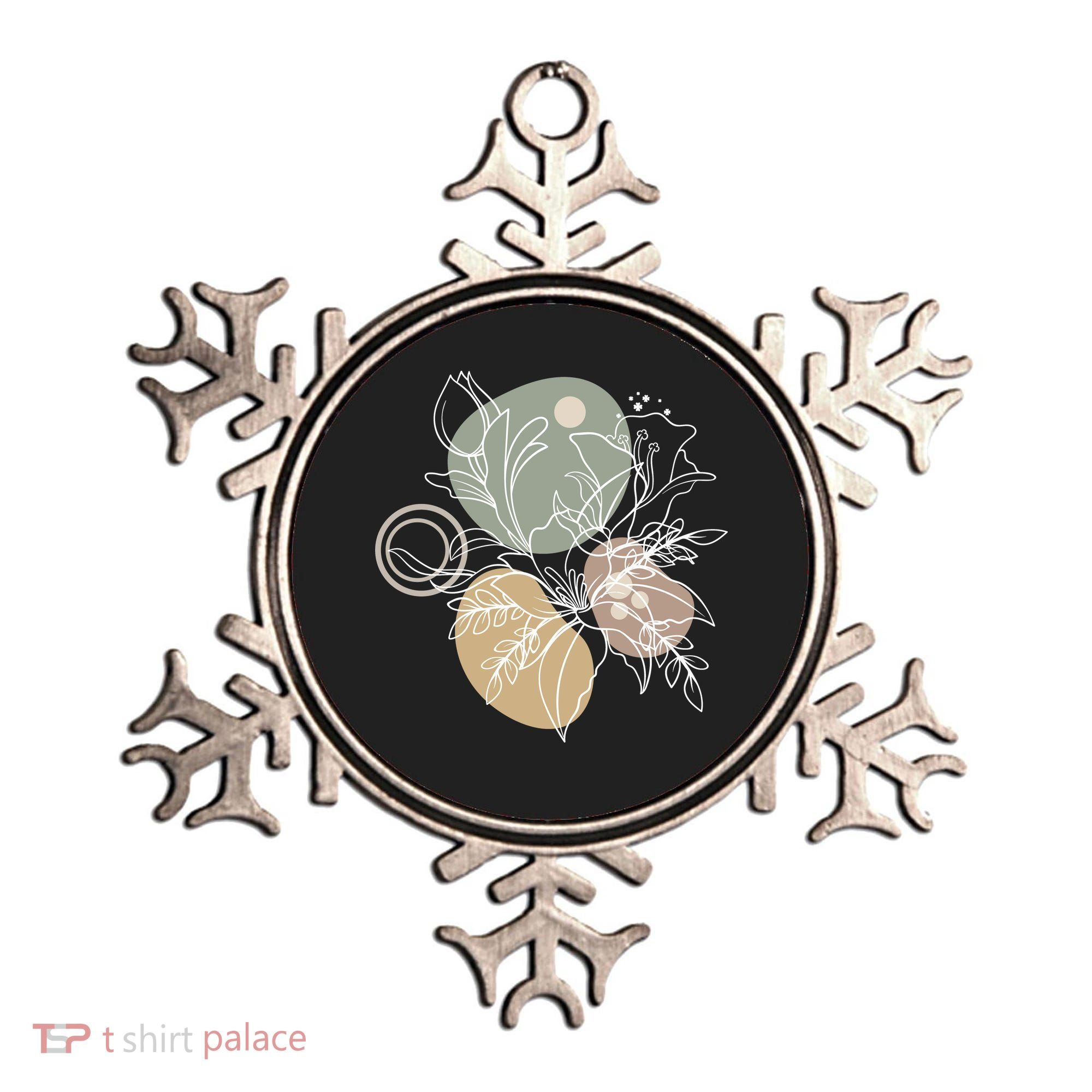 Abstract Floral Modern Botanical Ornament