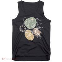 Abstract Floral Modern Botanical Tank Top thumb 0