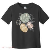Abstract Floral Modern Botanical Toddler T-Shirt thumb 0