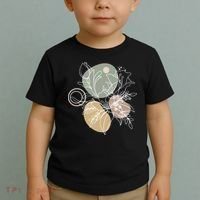 Abstract Floral Modern Botanical Toddler T-Shirt thumb 2