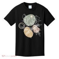 Abstract Floral Modern Botanical Kids T-Shirt thumb 0