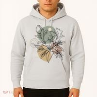 Abstract Floral Modern Botanical Hoodie thumb 2