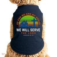 As For Me And My House We Will Server The Lord Doggie Tank thumb 0