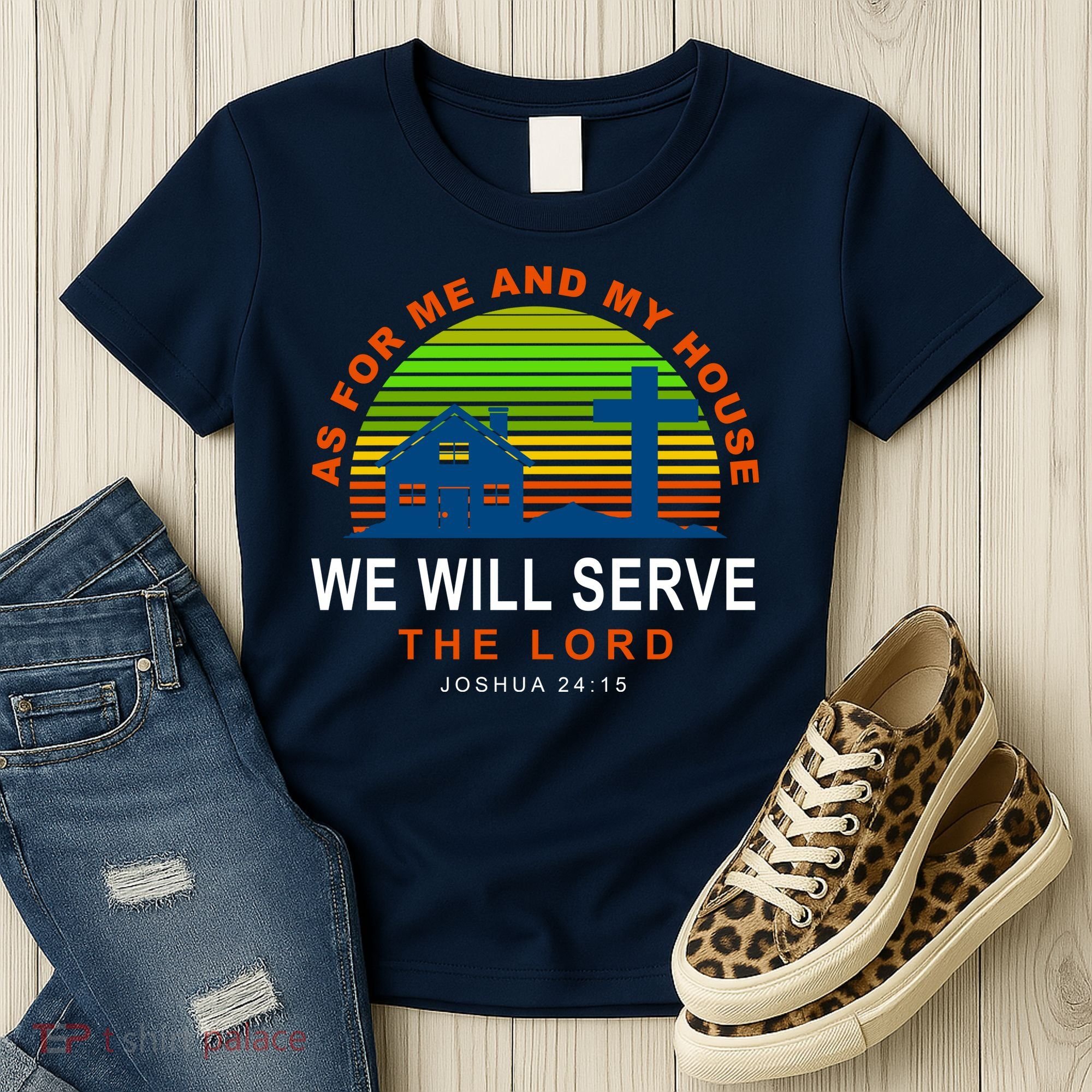 As For Me And My House We Will Server The Lord Women's T-Shirt