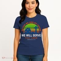 As For Me And My House We Will Server The Lord Women's T-Shirt thumb 4
