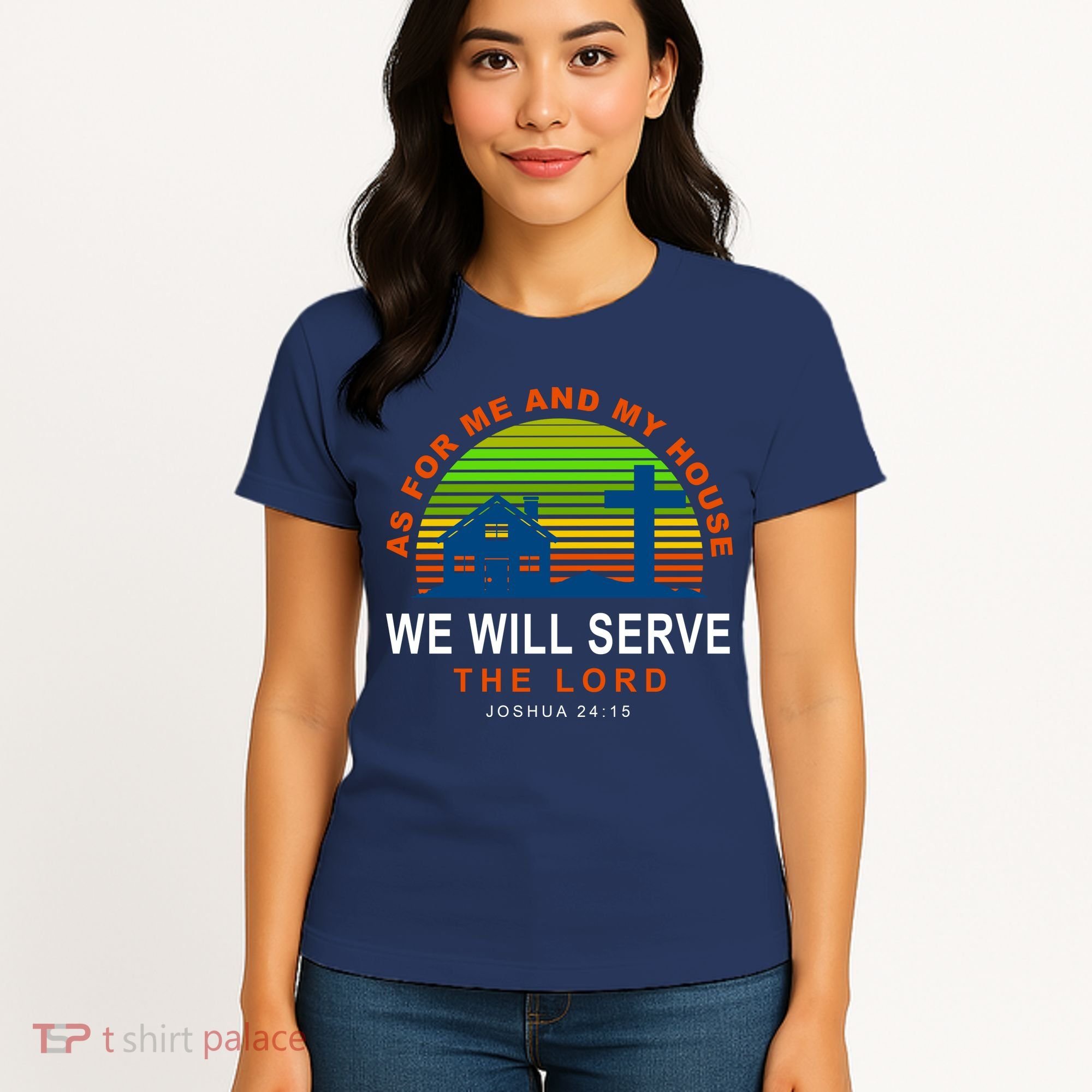 As For Me And My House We Will Server The Lord Women's T-Shirt