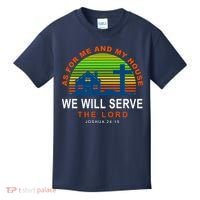 As For Me And My House We Will Server The Lord Kids T-Shirt thumb 0