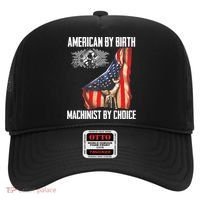 American Flag Machinist By Choice Funny For Machinist Hat thumb 0
