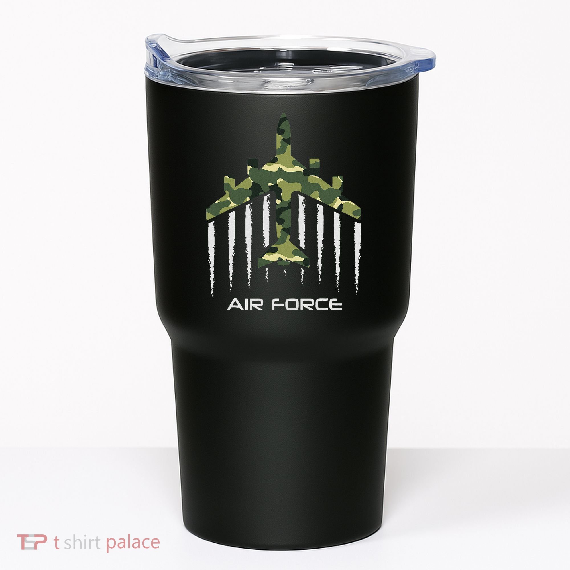 Air force Military pilot Fighter jet Camouflage American Pj Tumbler