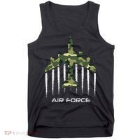 Air force Military pilot Fighter jet Camouflage American Pj Tank Top thumb 0