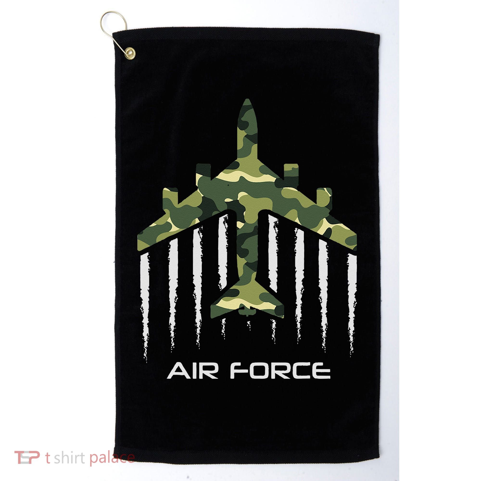 Air force Military pilot Fighter jet Camouflage American Pj Golf Towel