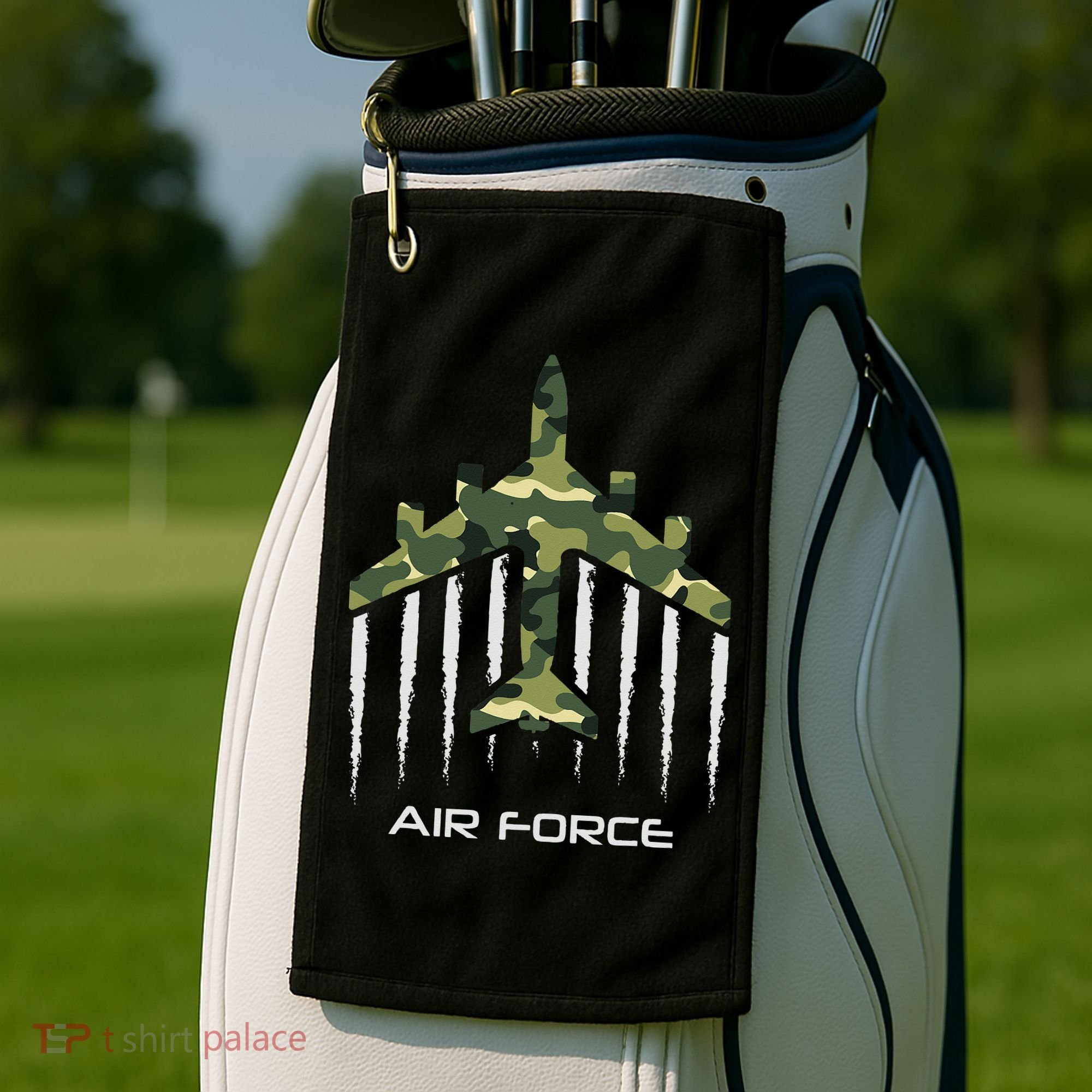 Air force Military pilot Fighter jet Camouflage American Pj Golf Towel