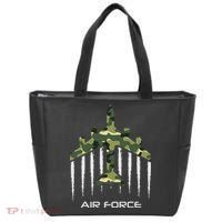 Air force Military pilot Fighter jet Camouflage American Pj Tote Bag thumb 0