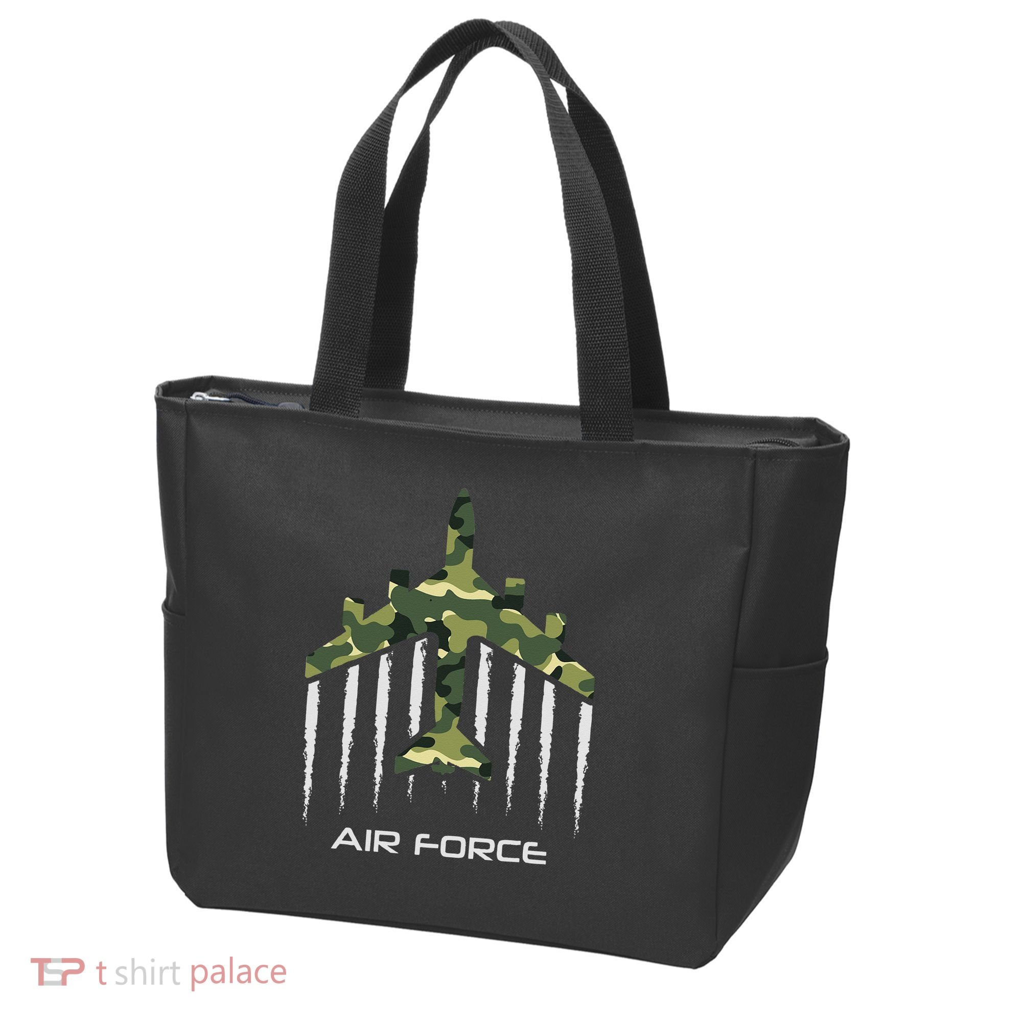 Air force Military pilot Fighter jet Camouflage American Pj Tote Bag