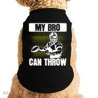 American Football My Bro Can Throw Quarterback Gift Doggie Tank thumb 0