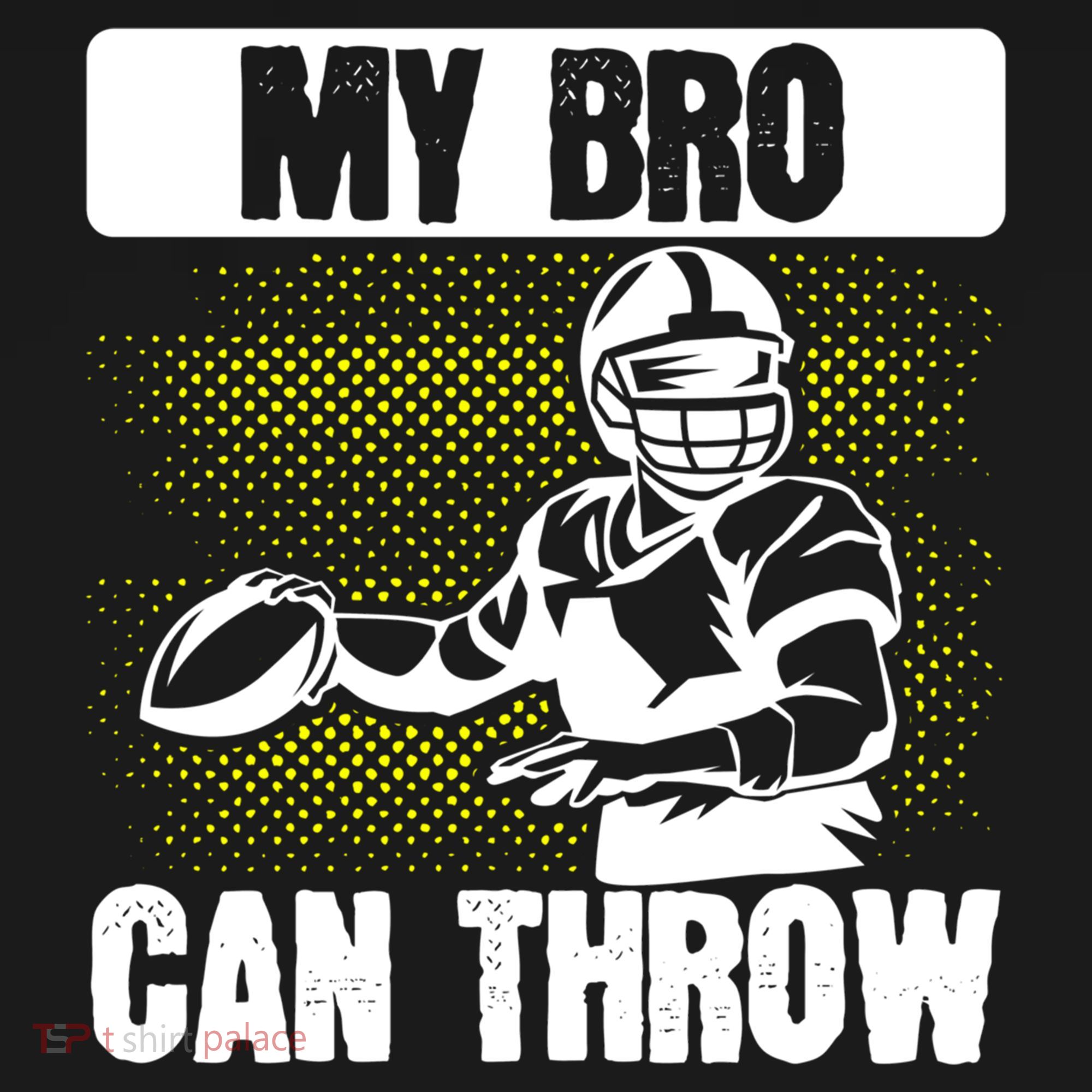 American Football My Bro Can Throw Quarterback Gift Women's Hoodie