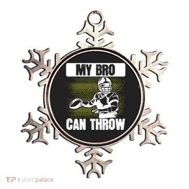 American Football My Bro Can Throw Quarterback Gift Ornament