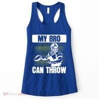 American Football My Bro Can Throw Quarterback Gift Women's Tank Top thumb 0