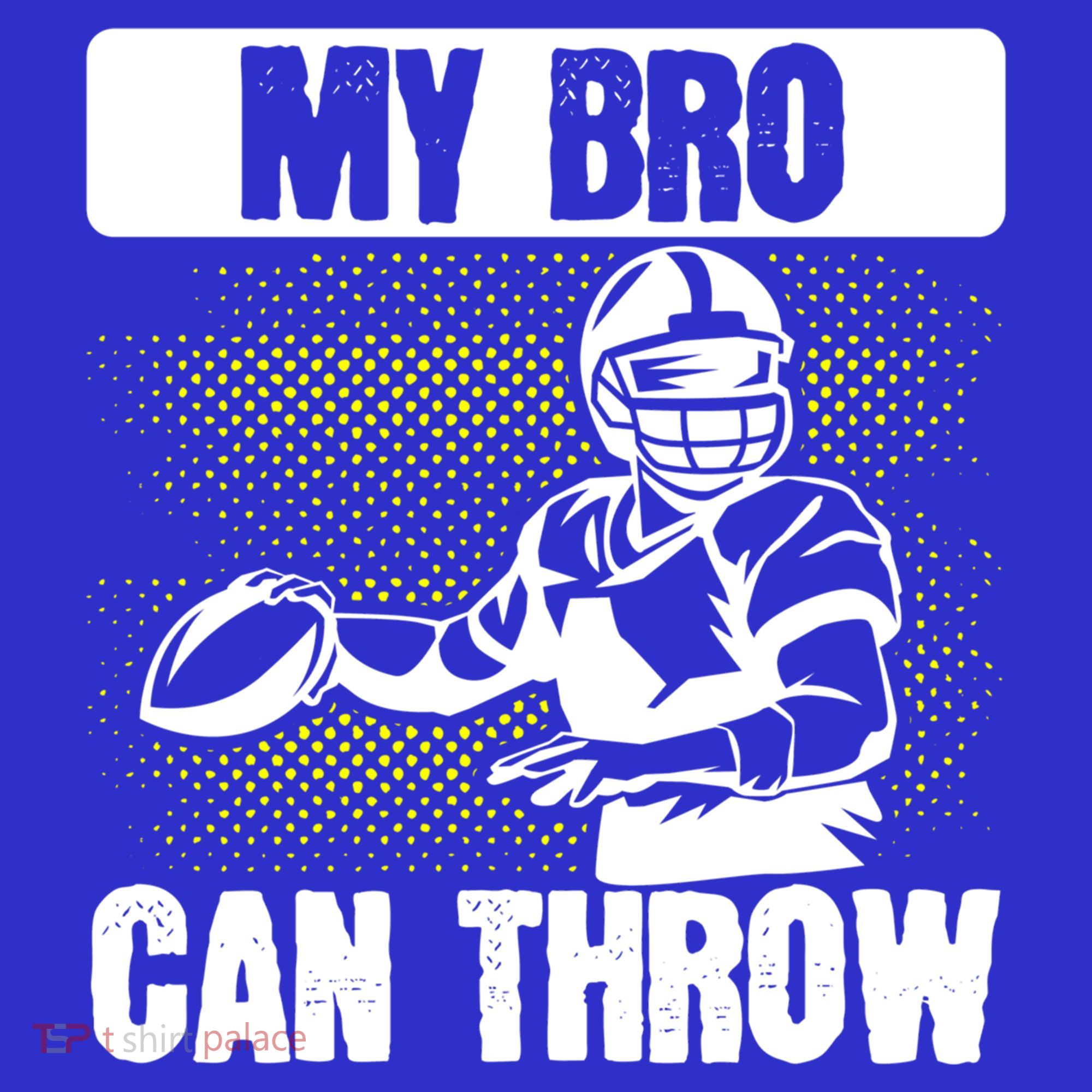 American Football My Bro Can Throw Quarterback Gift Women's Tank Top
