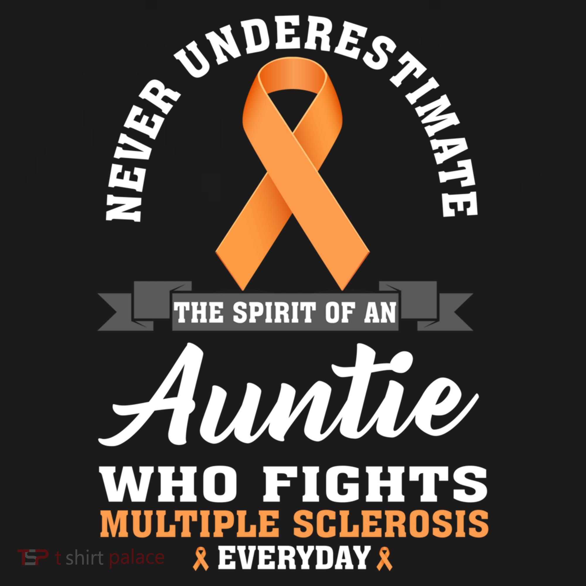 Auntie Fights Multiple Sclerosis Ms Warrior Cool Gift Women's Hoodie