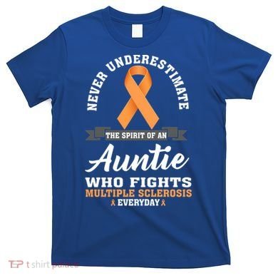 Auntie Fights Multiple Sclerosis Ms Warrior Cool Gift T-Shirt